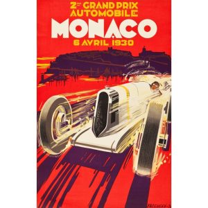 cartel gran premio de monaco