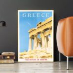 cartel vintage grecia 1
