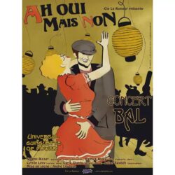 cartel guinguette vintage