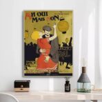 cartel guinguette vintage
