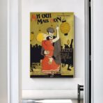 cartel guinguette vintage