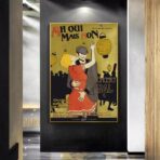 cartel guinguette vintage
