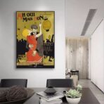 cartel guinguette vintage
