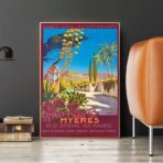 cartel hyeres vintage