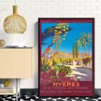 cartel hyeres vintage