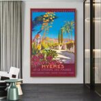 cartel hyeres vintage