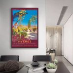 cartel hyeres vintage