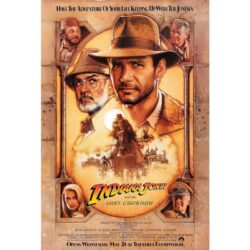 cartel indiana jones y la ultima cruzada