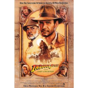 cartel indiana jones y la ultima cruzada