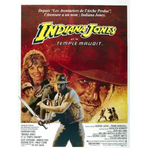 cartel indiana jones y el templo de la maldicion