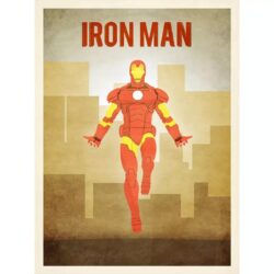 cartel vintage iron man