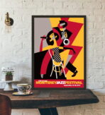 cartel de jazz vintage 1