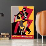 cartel de jazz vintage 1