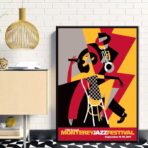 cartel de jazz vintage 1