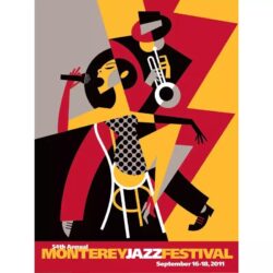 cartel de jazz vintage 1