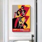 cartel de jazz vintage 1