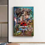 cartel parque jurasico 1