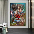 cartel parque jurasico 1