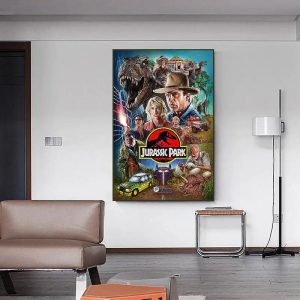 cartel parque jurasico 1