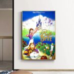 cartel la bella y la bestia disney