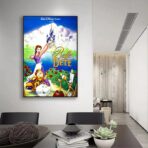 cartel la bella y la bestia disney