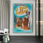 cartel la dama y el vagabundo