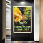 cartel la novia de frankenstein