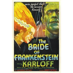cartel la novia de frankenstein