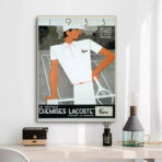 cartel vintage lacoste