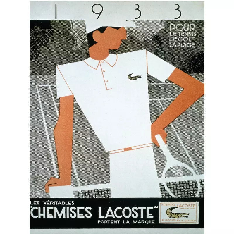 cartel vintage lacoste cartel vintage lacoste
