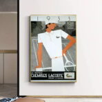 cartel vintage lacoste