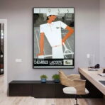 cartel vintage lacoste