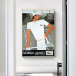 cartel vintage lacoste