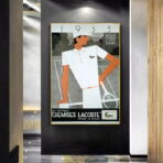 cartel vintage lacoste