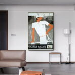 cartel vintage lacoste