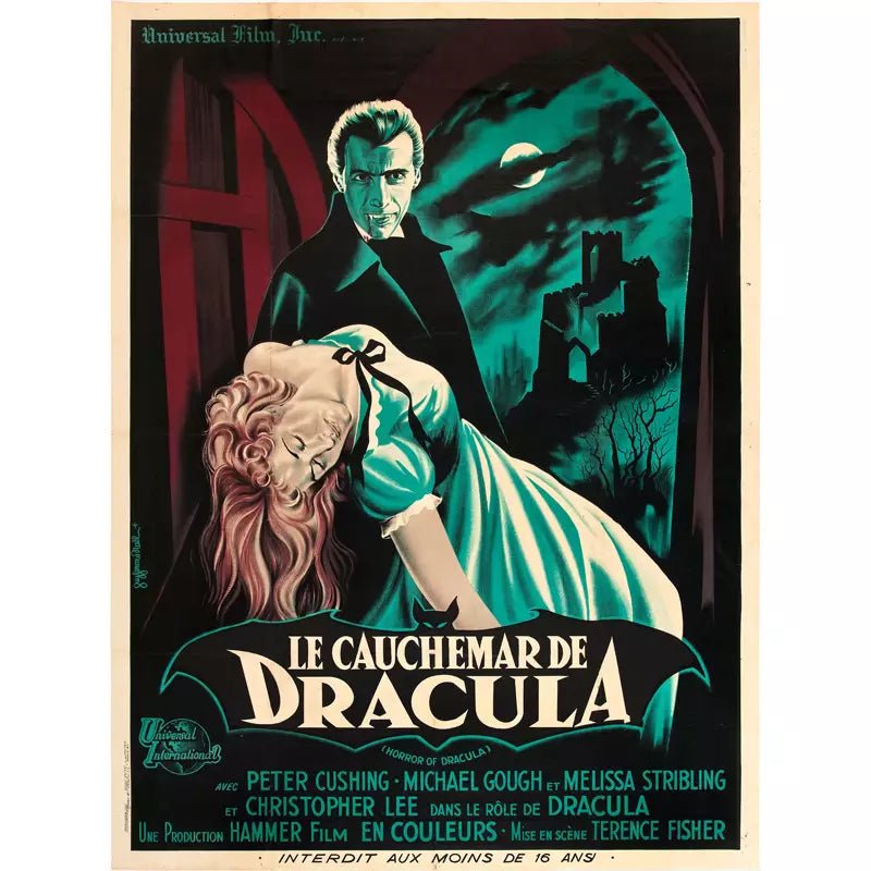 cartel de la pesadilla de dracula cartel de la pesadilla de dracula