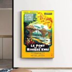 cartel de pelicula el puente del rio kwai