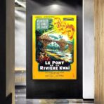cartel de pelicula el puente del rio kwai