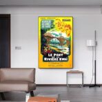 cartel de pelicula el puente del rio kwai