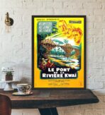 cartel de pelicula el puente del rio kwai