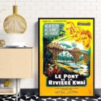 cartel de pelicula el puente del rio kwai