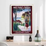 cartel le touquet vintage