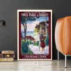 cartel le touquet vintage