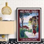 cartel le touquet vintage