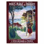 cartel le touquet vintage