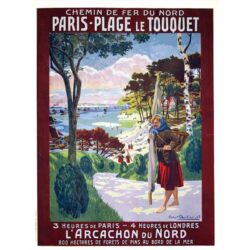cartel le touquet vintage