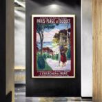 cartel le touquet vintage