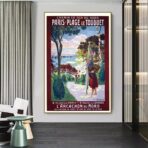 cartel le touquet vintage