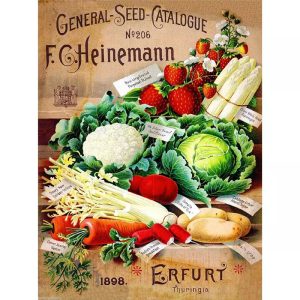cartel vegetal vintage 1