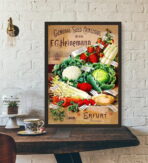 cartel vegetal vintage 1